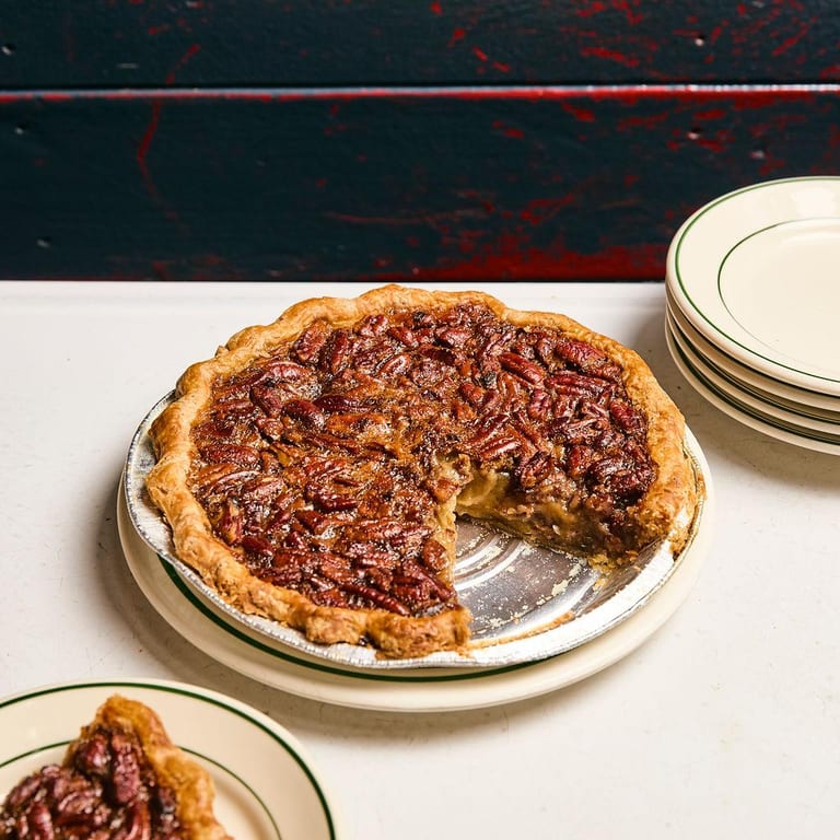 Delicious Pecan Pie Awaits